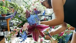 Selling flowers and saving ranunculus corms | August Garden Chores