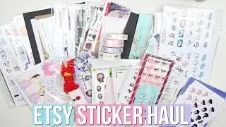 Etsy Sticker Haul | Simply Gilded, Rose Colored Daze, Arctic Paper Co & More