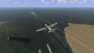 Ил-2 Штурмовик. Прохождение миссии Защита Таманской гавани (Bf-109G2)