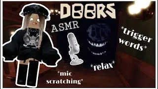 ROBLOX ASMR- DOORS 👁🚪(repeating trigger words ~ mic scratching with nails)
