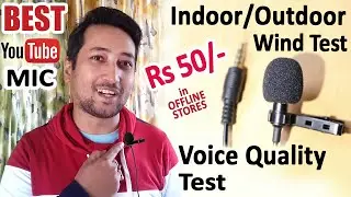 Best Cheap collar mic for YouTube videos | Complete Review, Demo & Test with Voice samples in Hindi