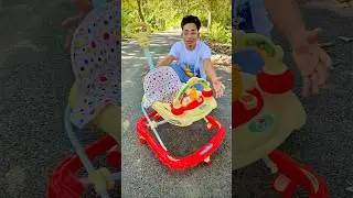 Cute Baby walker Set Height Adjustable Kit Indoor & Outdoor Testing🔥