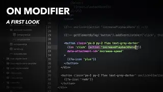 On Modifier: A first look