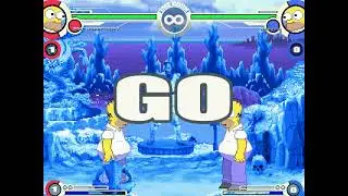 Mugen fights homer vs homero
