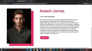 How to make a about page || portfolio website part 2 || make a website about page || #webdevelopment