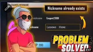 Free Fire NickName Already Exists Problem Name 😞 😞 Already Exists Free Fire 2023 | Nickname Already