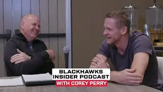 Corey Perry talks with Troy Murray | Chicago Blackhawks