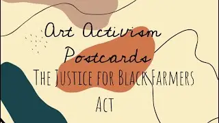Postcard Art Activism || The Justice for Black Farmers Act