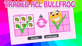 I TRADED ALL BULLFROG IN ADOPT ME 🐸 Roblox Adopt Me Trading