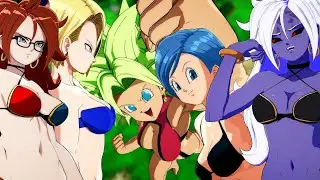 All Female Characters Swimsuit FighterZ [MOD]