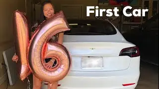 16th Birthday Getting a Tesla Model 3 | Mary Rose Neumeyer
