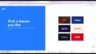 Set up WIX Site