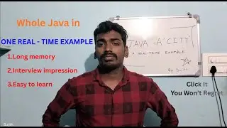Java for Beginners | Understand Java Using One Real-Time Example – CITY