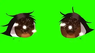 Free green screen eye blinking|gacha club |remake| It’s The Deet