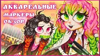 ОБЗОР НА АКВАРЕЛЬНЫЕ МАРКЕРЫ | DENKSY