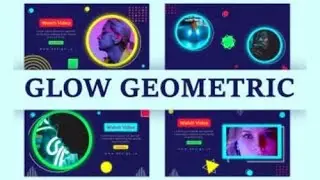 After Effects Template | Glow Geometric Slideshow