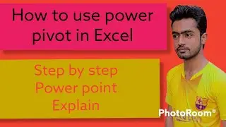 How to use power pivot in excel #excel #pivot #introduction #power pivot