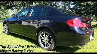 G37 Sedan Topspeed Exhaust Megan Y-pipe
