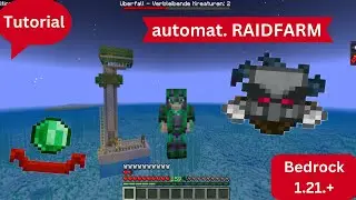 Raidfarm Bau Tutorial deutsch Minecraft / Redstone Lager / Sortieranlage / Totems/ Pillager Farm