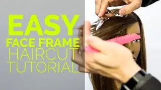 How To Cut a Face Frame with Layers on Long Hair