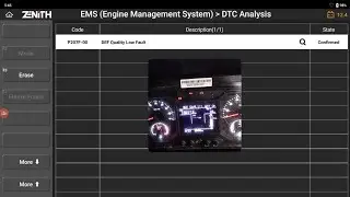 P207F-00 DPF Quality Low Folt solve by ZENITH Z5