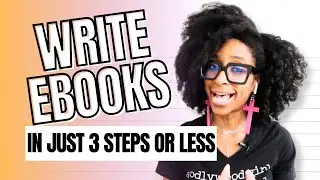 HOW TO WRITE A BOOK | 3 Steps ANY Writer Can Use To Get Their First Book Done FAST | Writing Tips