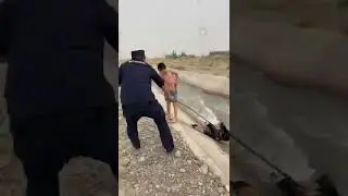 ДАХШАТ!!😰Икки куткарувчи йигит чукиб кетди.