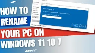 How to rename PC on Windows 10 11 [Simple Guide]