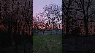 Beautiful sunset in NJ #sunset #nature #birdschirping #newjersey