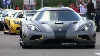 Koenigsegg Agera RS Prototype AT THE TRACK! | EPIC SOUND!