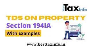 TDS on Sale of Immovable Property above Rs.50 Lakhs (Section 194IA) | Form 26QB
