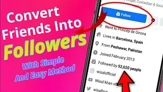 How To Convert Friend Requests To Followers In Facebook 2022 | Free Unlimited Facebook Followers