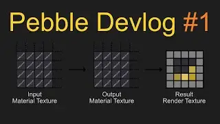 A game in a texture. Pebble Devlog #1 - Compute Shader Game
