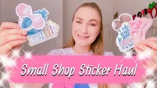 Small Shop Sticker Haul | 20 New Disney Stickers from the Cutest Small Shops!