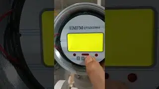 How to change language of X magnetic flow meter