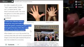 Universal Hand Gestures and Finger Counting!