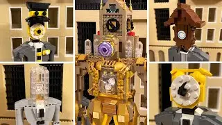 All LEGO skibidi toilet multiverse characters | DOM Studio World!