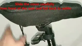 MTB Mountain Bike Seat Cover Lueaspy - How to install