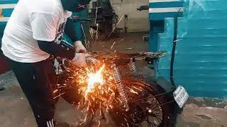 KEEWAY CR152 REPLACE TANK, TANK LIFT MODES, LONGER SEAT MODES BY JRG KUSTOM