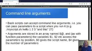 Bash command line arguments
