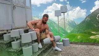 Самодельная КАЧАЛКА за 0 рублей! Брат слепил ТРЕНАЖЕРНЫЙ ЗАЛ.