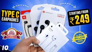 Best Type C Earphones in Diwali Sale 🔥Best Wired Earphones 2025🔥Best Wired Earphones Under 400-1000