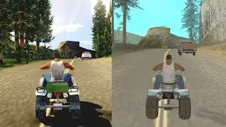 Gta San Andreas COMPARACION Base VS Render X