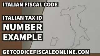 Italian TAX ID number - Get Codice Fiscale online Italy