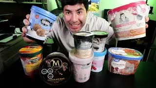 Comparando los HELADOS mas CAROS  del SUPERMERCADO