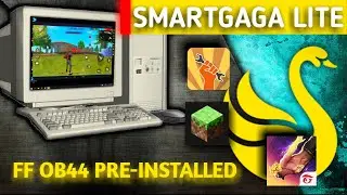 (New) SMARTGAGA LITE | ff ob44 pre-installed | Best emulator for low end pc