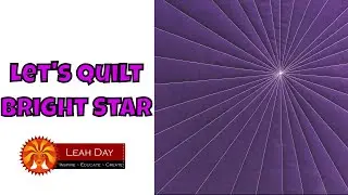 Walking Foot Quilting for Beginners - Bright Star Quilting Tutorial