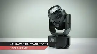 40-watt, Moving LED Stage Light | Monoprice Quick Look