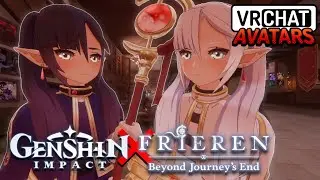 Frieren Mona Avatar ▬ Genshin Impact X Frieren ▬ VRChat