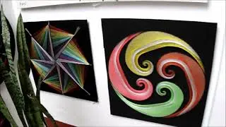 string art expowall by jorge de la tierra